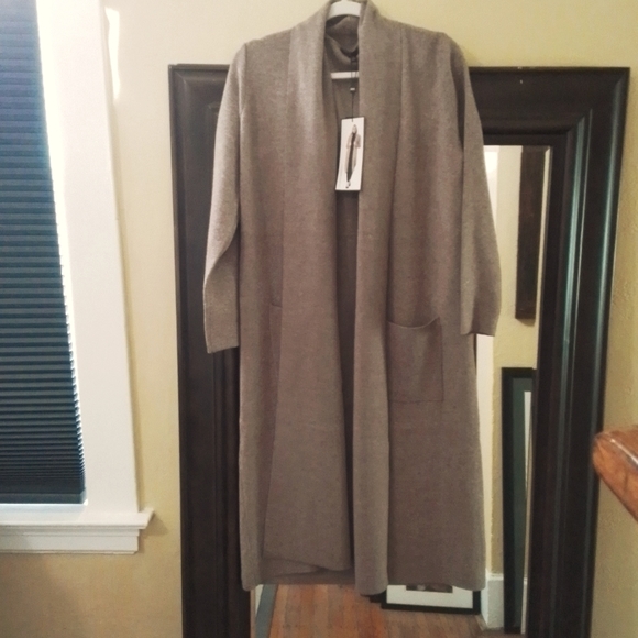 maxsportla Sweaters - Nwt! MAXSPORTLA SAND DUSTER CARDIGAN